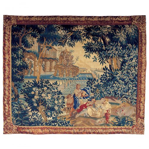 Antique Flemish Tapestry Manufacture of Brussels - 111