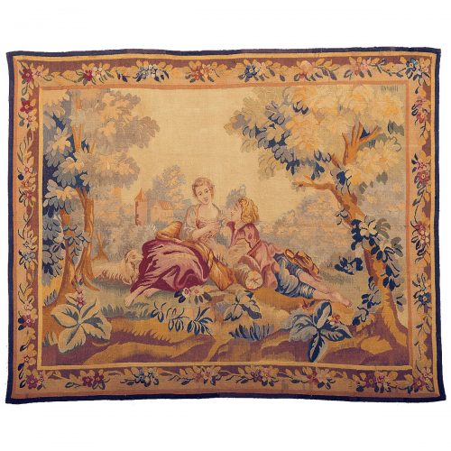 Antique tapestry, Aubusson Manufacture - 121