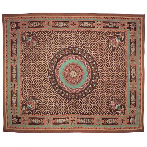 Antique Aubusson carpet (France) 170