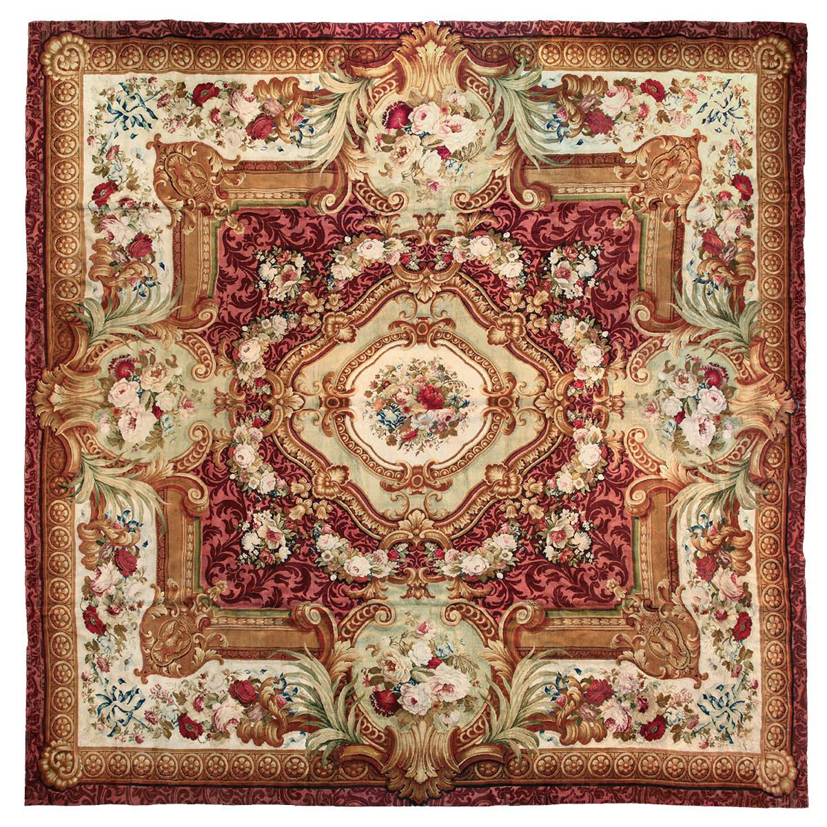 Antique Axminster carpet (England) - 113